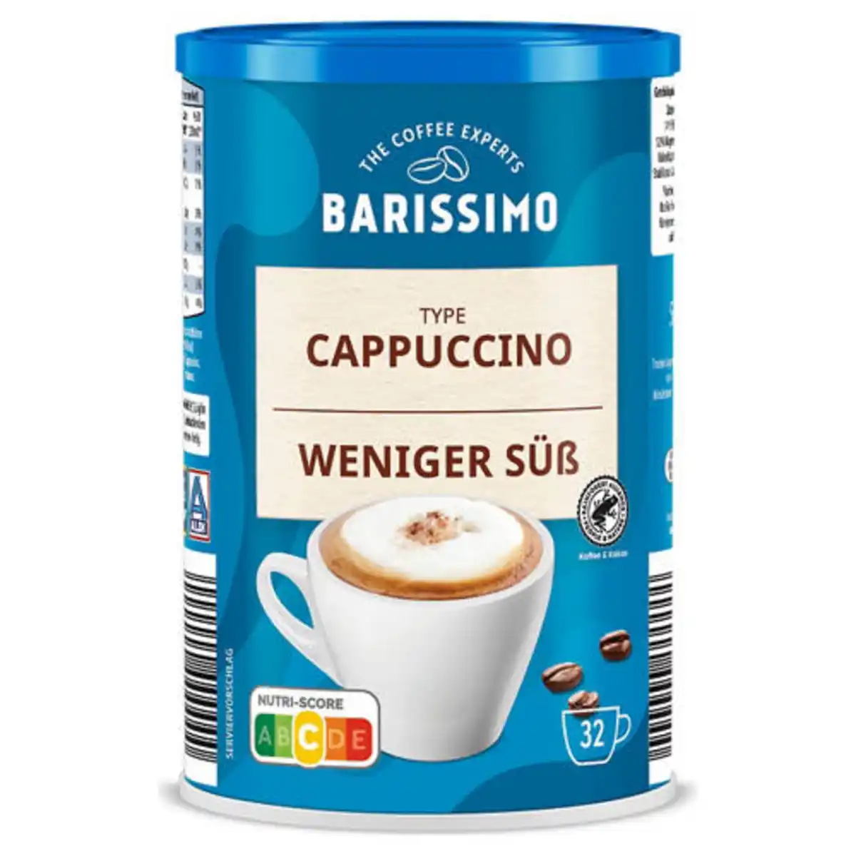 Bild 1 von BARISSIMO Cappuccino 500 g, weniger süß