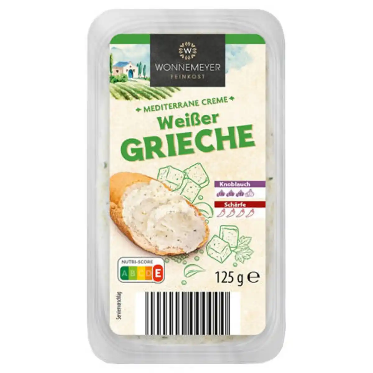 Bild 1 von WONNEMEYER Mediterrane Cremes 125 g, Weißer Grieche