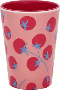 IDEENWELT Melaminbecher 350 ml Tomaten