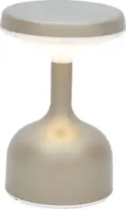 IDEENWELT Akku-Tischleuchte Champagner