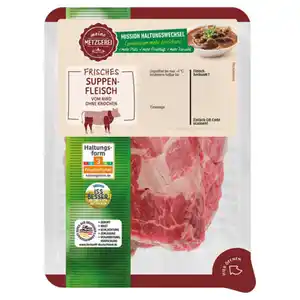 MEINE METZGEREI Suppenfleisch vom Rind 500 g