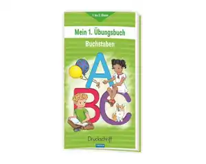 Übungsbuch Druckbuchstaben 24 Seiten