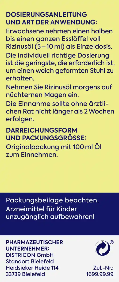 Bild 3 von Zirkulin Rizinusöl, 100 ml