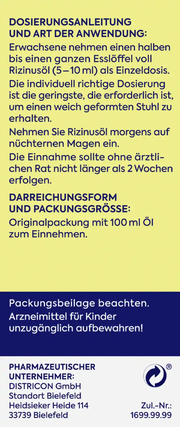 Bild 3 von Zirkulin Rizinusöl, 100 ml