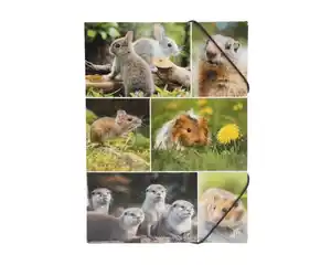 Herma Sammelmappe Waldtiere DIN A4 mit Eckspannern aus Karton