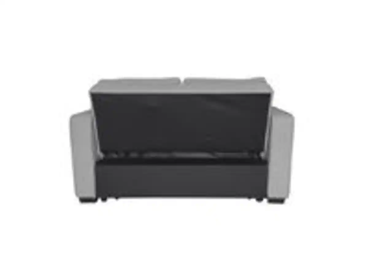Bild 4 von 2-Sitzer Sofabett inkl. Kissen, ca. 150 x 96 x 86 cm - Hellgrau