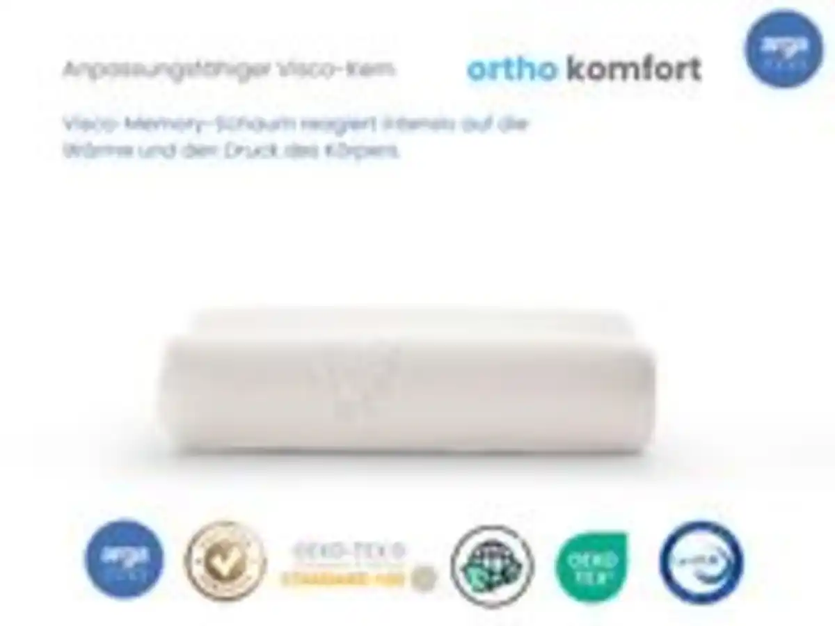 Bild 3 von AH Ortho Comfort Visco-Memory Nackenstützkissen – 51x42 cm