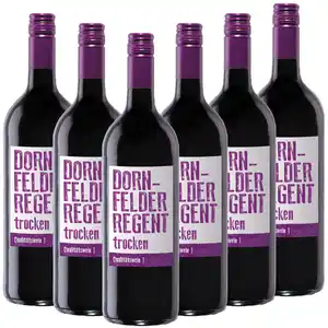 Dornfelder Regent QbA Rhh./Pfalz trocken 1l - 6er Karton