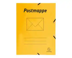 Postmappe A4 Karton, gelb