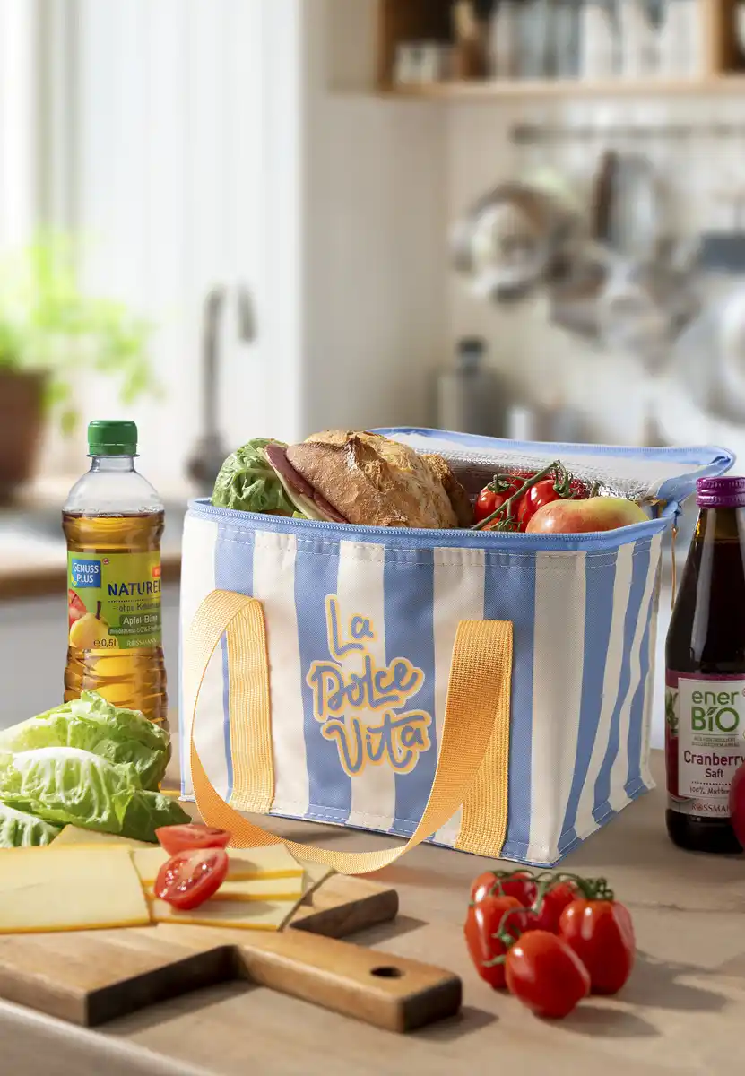 Bild 3 von IDEENWELT Lunchbag mit Kühlfunktion Streifenmotiv