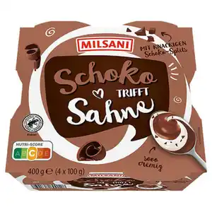 MILSANI Pudding trifft Sahne 400 g, Schokolade