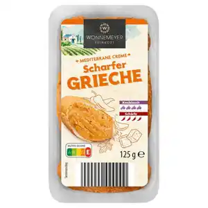 WONNEMEYER Mediterrane Cremes 125 g, Scharfer Grieche