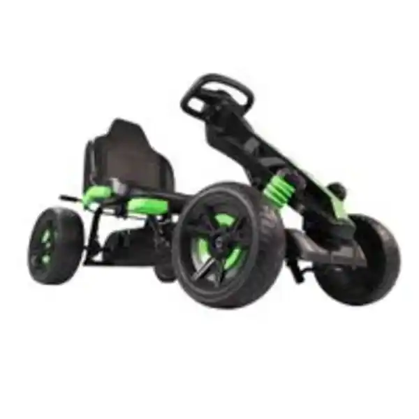Bild 2 von Go Kart Tretfahrzeug grün, Kinderfahrzeug ab 3 Jahre, Pedalfahrzeug