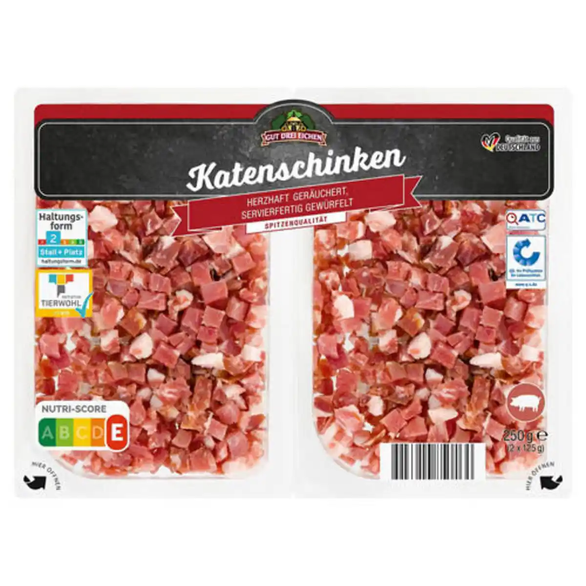 Bild 1 von GUT DREI EICHEN Schinkenwürfel 250 g, Katenschinken