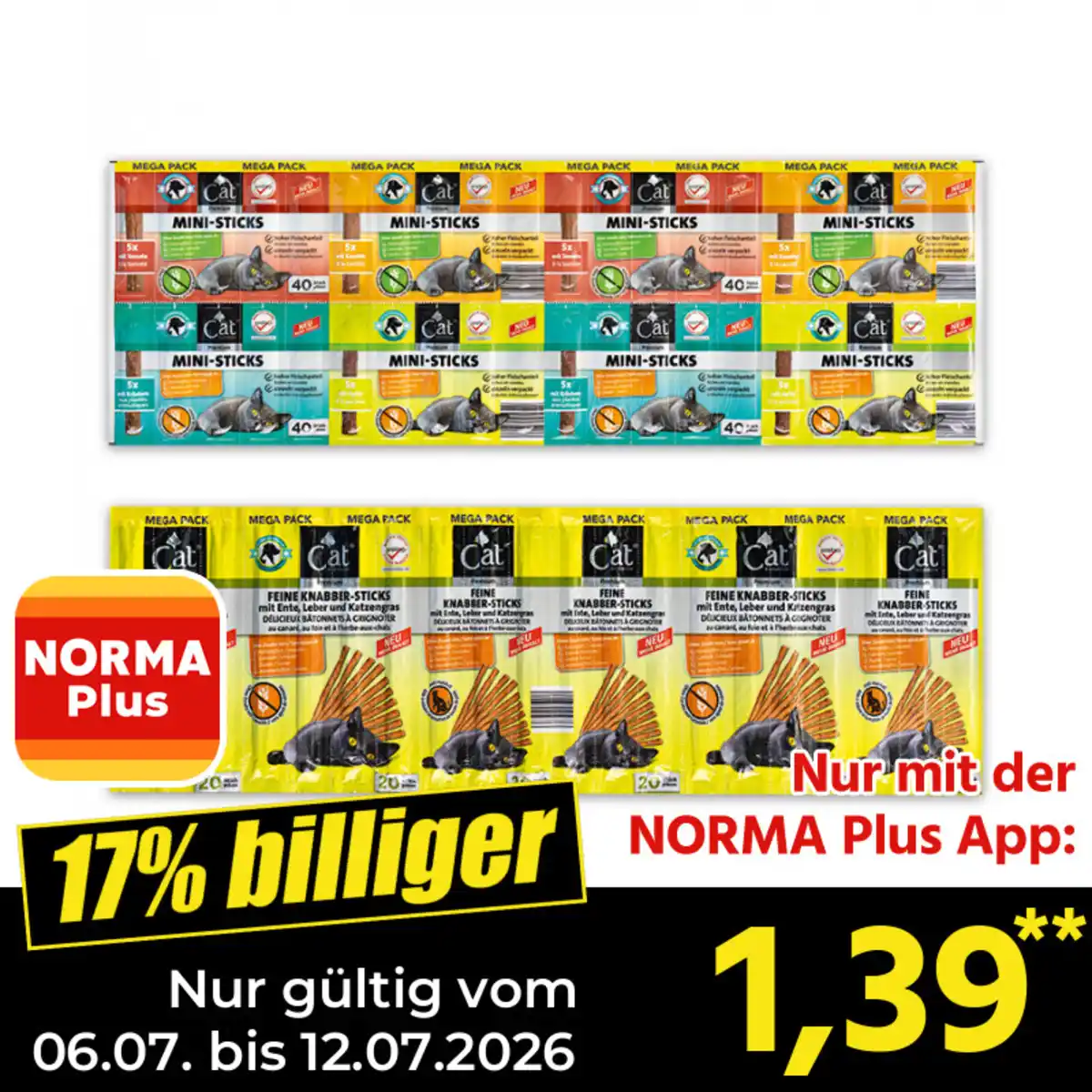 Bild 1 von Cat Bonbon Knabber-Sticks / Mini-Sticks