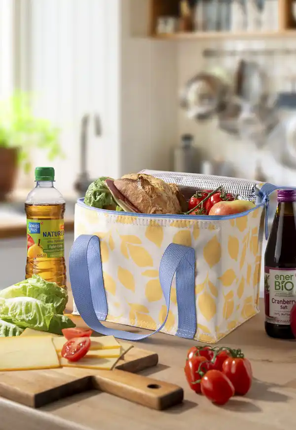 Bild 3 von IDEENWELT Lunchbag mit Kühlfunktion Zitronenmotiv
