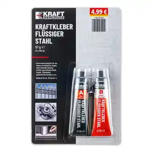 Kraft Werkzeuge Kraftkleber schnell und fest oder Flüssiger Stahl