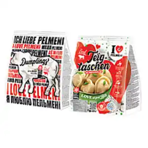 Teigtaschen "I Love Pelmeni Beef" mit Rindfleischfuellung, t...