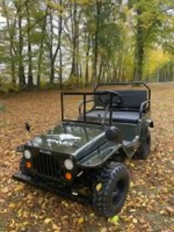 Bild 2 von HILLBIL XTR Elektro Kinderauto bis 40 km/h regelbar fahrfertig, grün