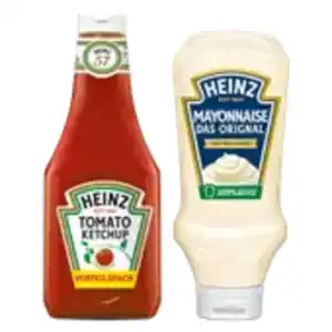 HEINZ Tomatenketchup oder Mayonnaise Das Original