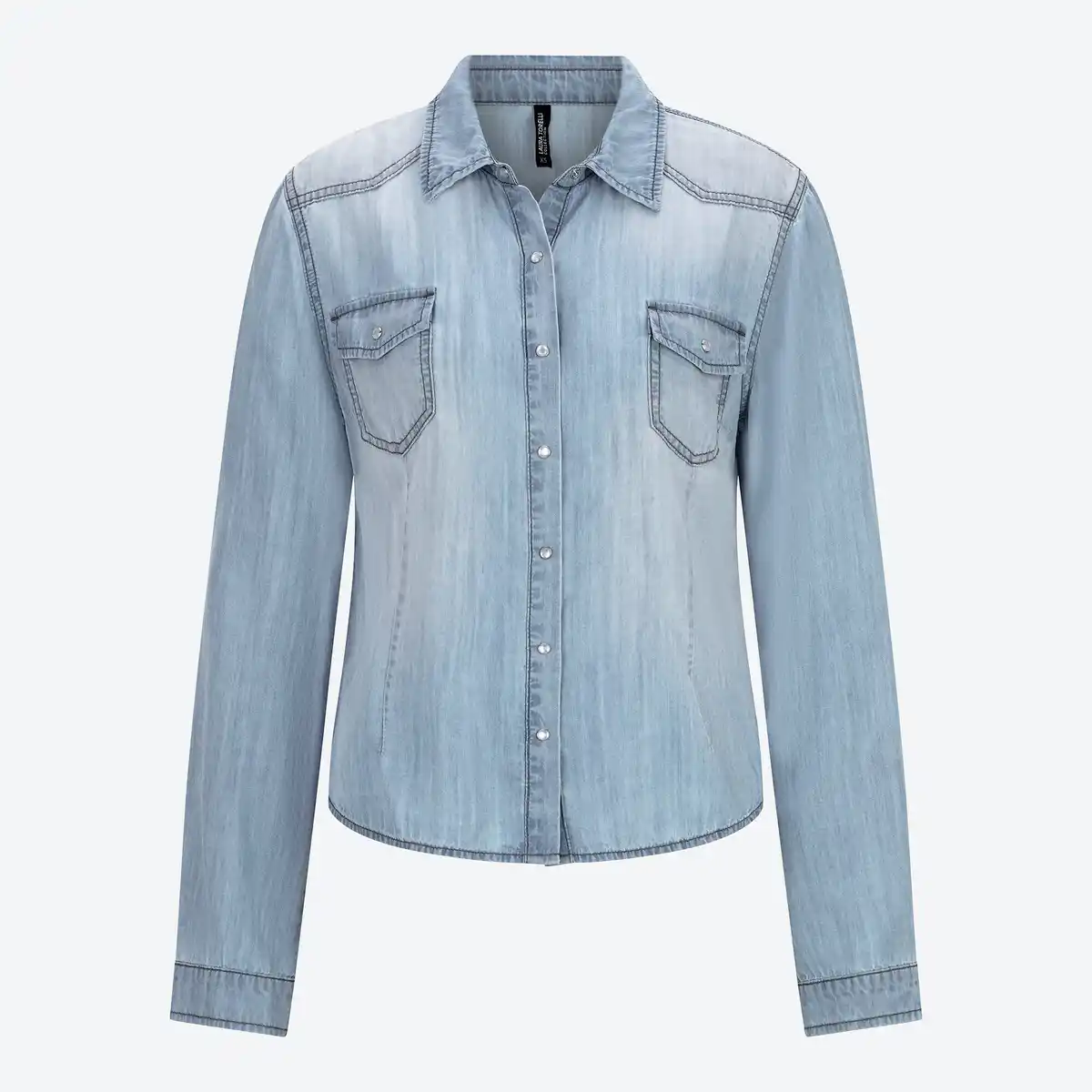 Bild 3 von Damen-Jeansbluse aus Lyocell