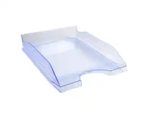 Ablagekorb A4 eisblau transluzent