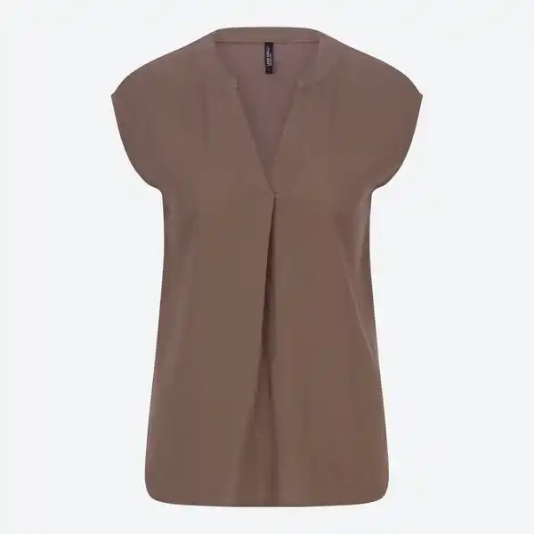 Bild 3 von Damen-T-Shirt aus Viskose-Leinen-Mix