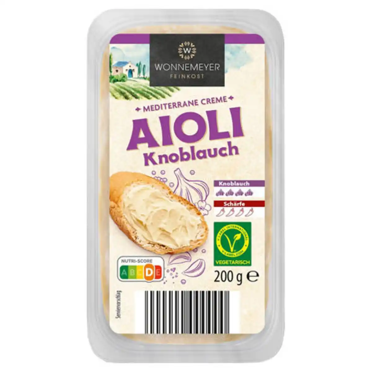 Bild 1 von WONNEMEYER Mediterrane Cremes 200 g, Aioli