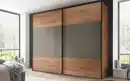 Bild 1 von Staud - Schwebetürenschrank Florina, Moccafarbig/Trentino Eiche-Nachbildung, inkl. Schließdämpfer