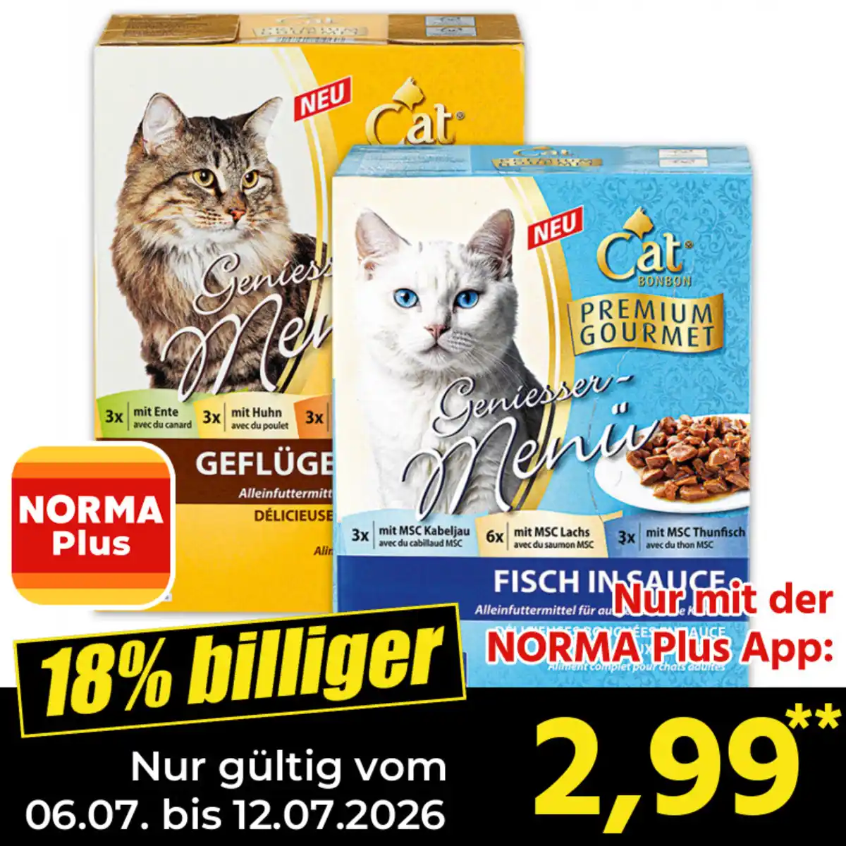 Bild 1 von Cat Bonbon Premium Gourmet Genießer Menü