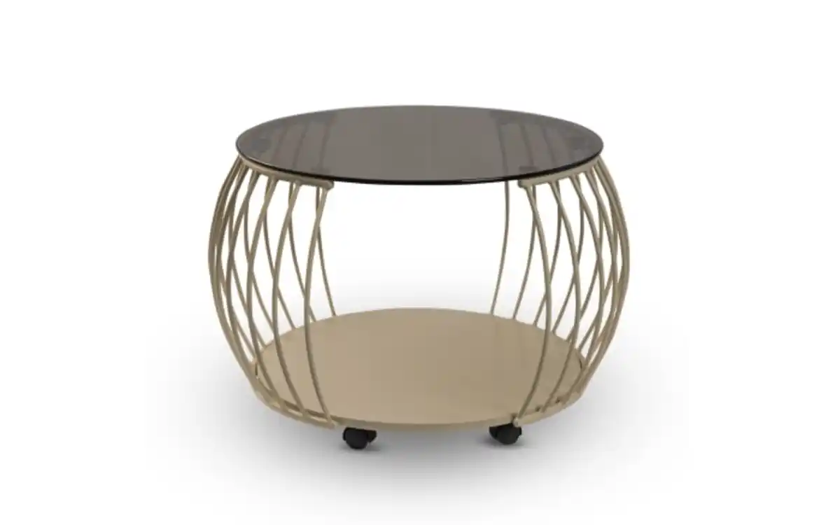 Bild 2 von Couchtisch Vietnam 1, creme/bronze