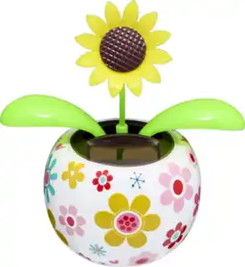 IDEENWELT Solar-Gute-Laune-Figur Blume