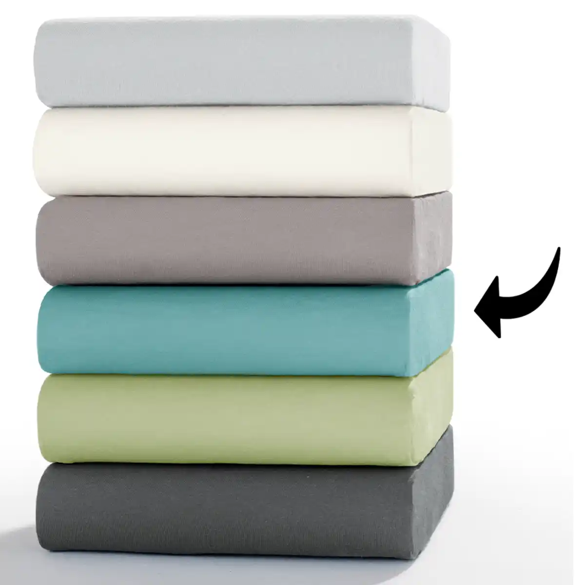 Bild 1 von Aloe Vera Jersey-Spannbetttuch,  ca. 180-200x200 cm