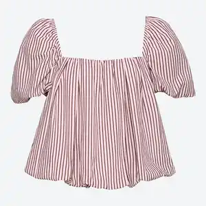 Damen-Bluse mit Karree-Ausschnitt