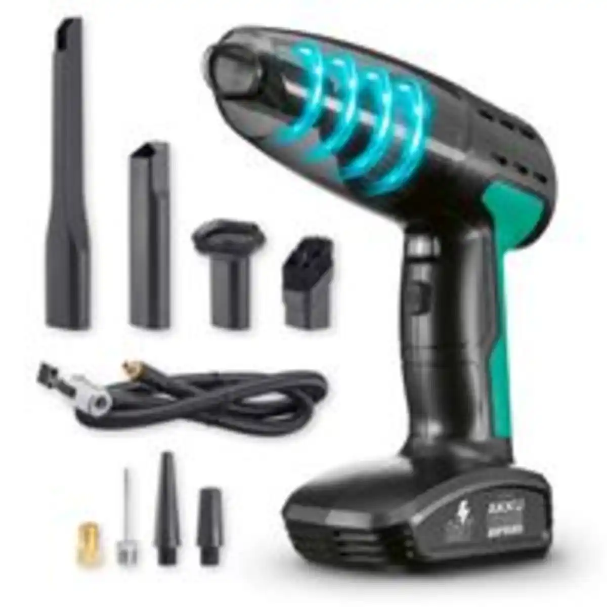 Bild 2 von EASYmaxx Akku-Handstaubsauger 11,1V schwarz/grün 19905