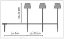 Bild 3 von IDEENWELT Solar-Gartenstecker schwarz