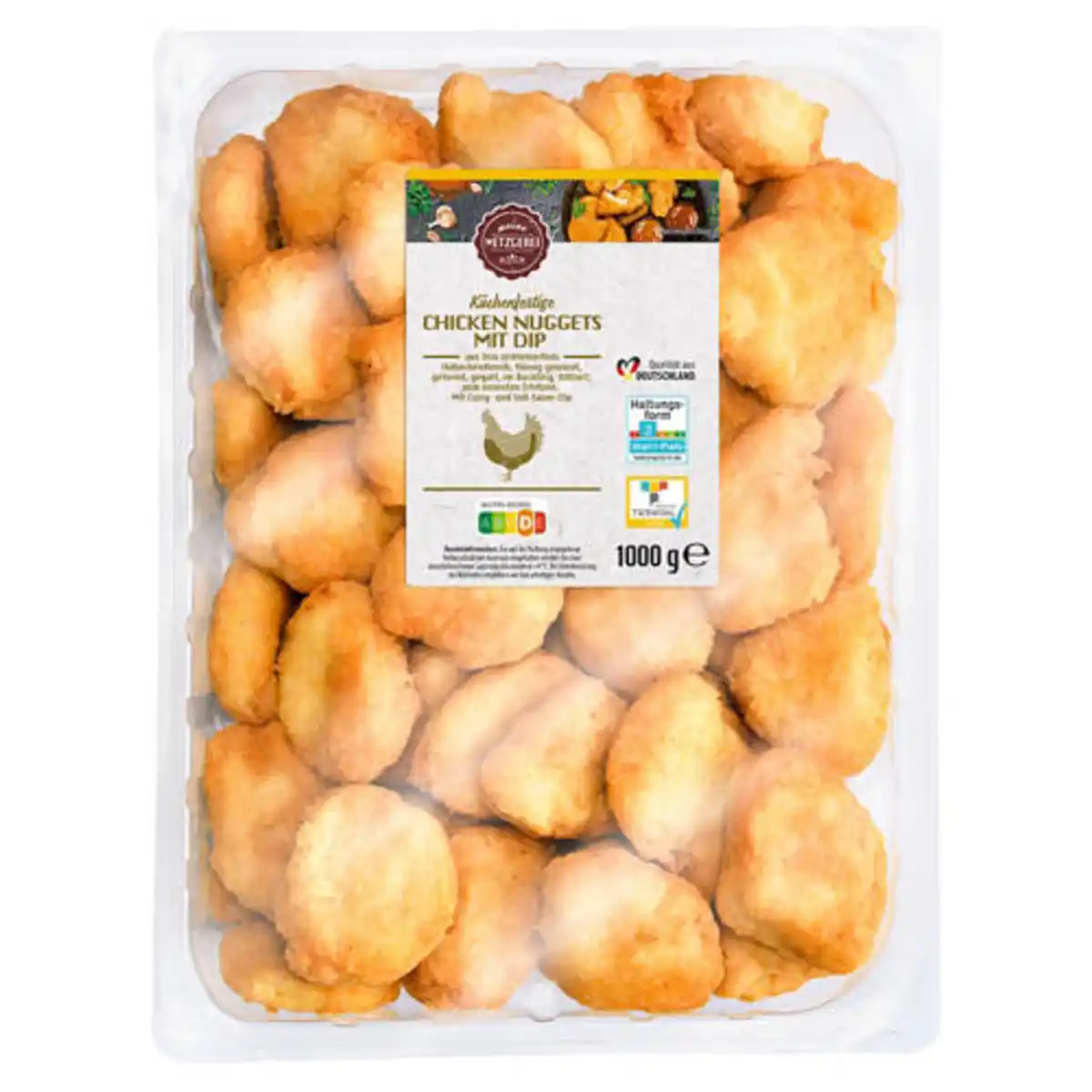 Bild 1 von MEINE METZGEREI Chicken Nuggets mit Dip XXL 1 kg