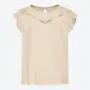 Bild 1 von Damen-T-Shirt mit Spitzeneinsatz