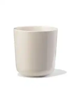 Cappuccinobecher 350 ml, Knap, New Bone China, grau