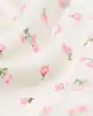 Bild 3 von Damennachthemd gerippt Blumen naturfarben