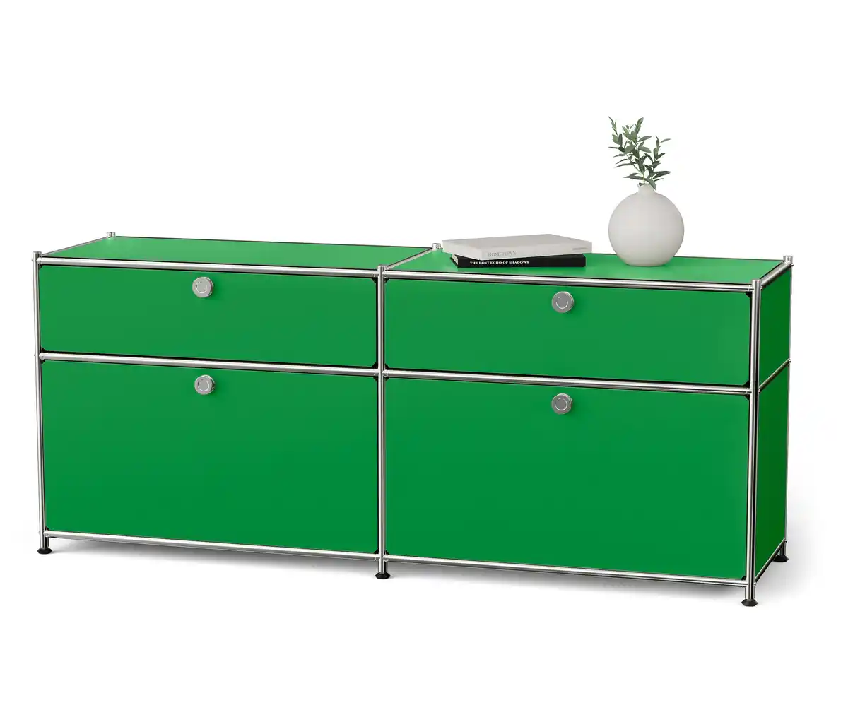 Bild 1 von Sideboard Metall »CN3« mit 2 Klappenfächern und 2 Schubladen, grün