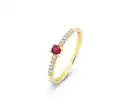 Bild 1 von 585 Gold Ring, Rubin