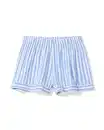 Bild 2 von Damen-Pyjamashorts Seersucker gestreift blau