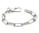 Bild 1 von Gliederarmband, 925er Sterlingsilber, rhodiniert