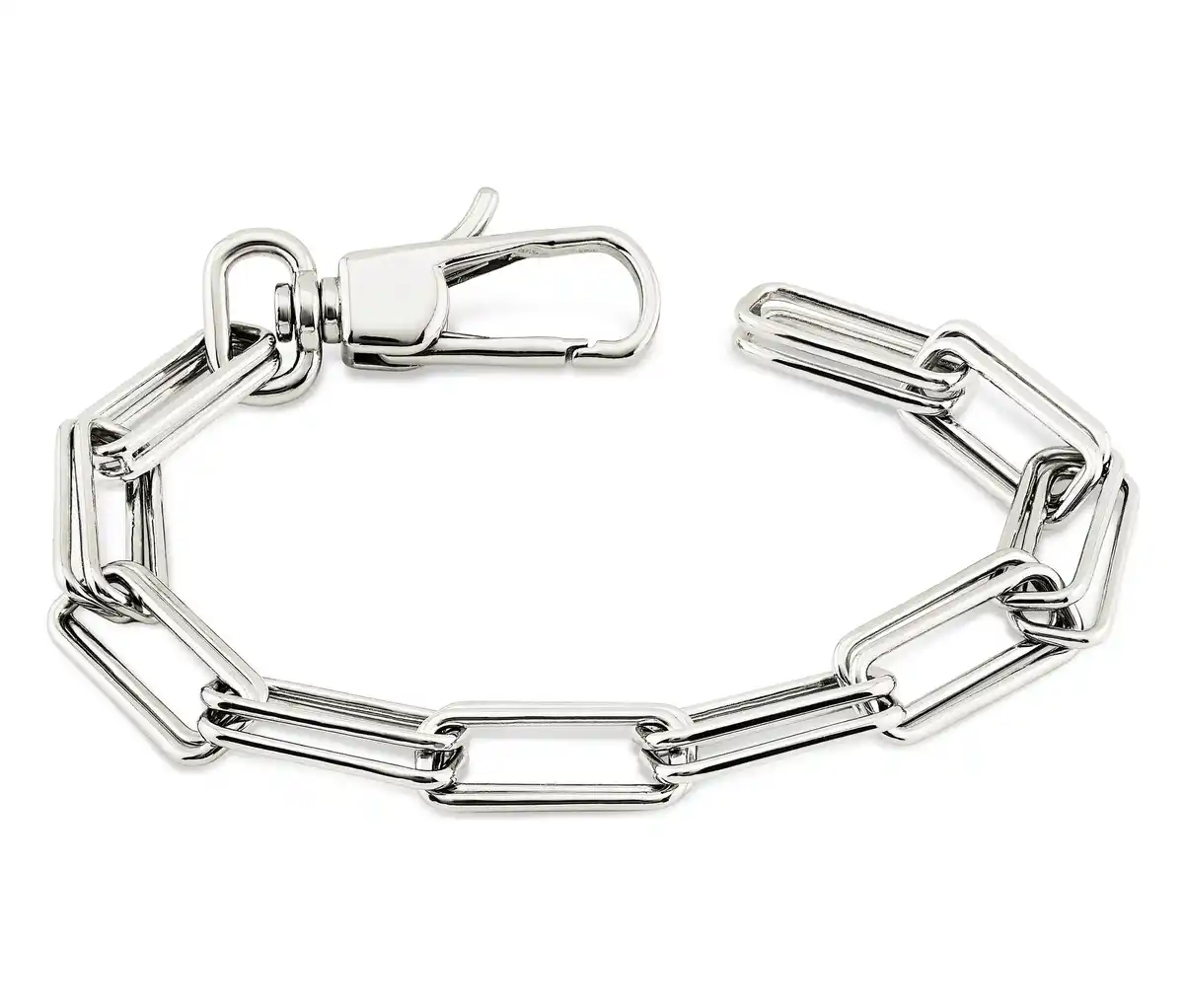 Bild 1 von Gliederarmband, 925er Sterlingsilber, rhodiniert