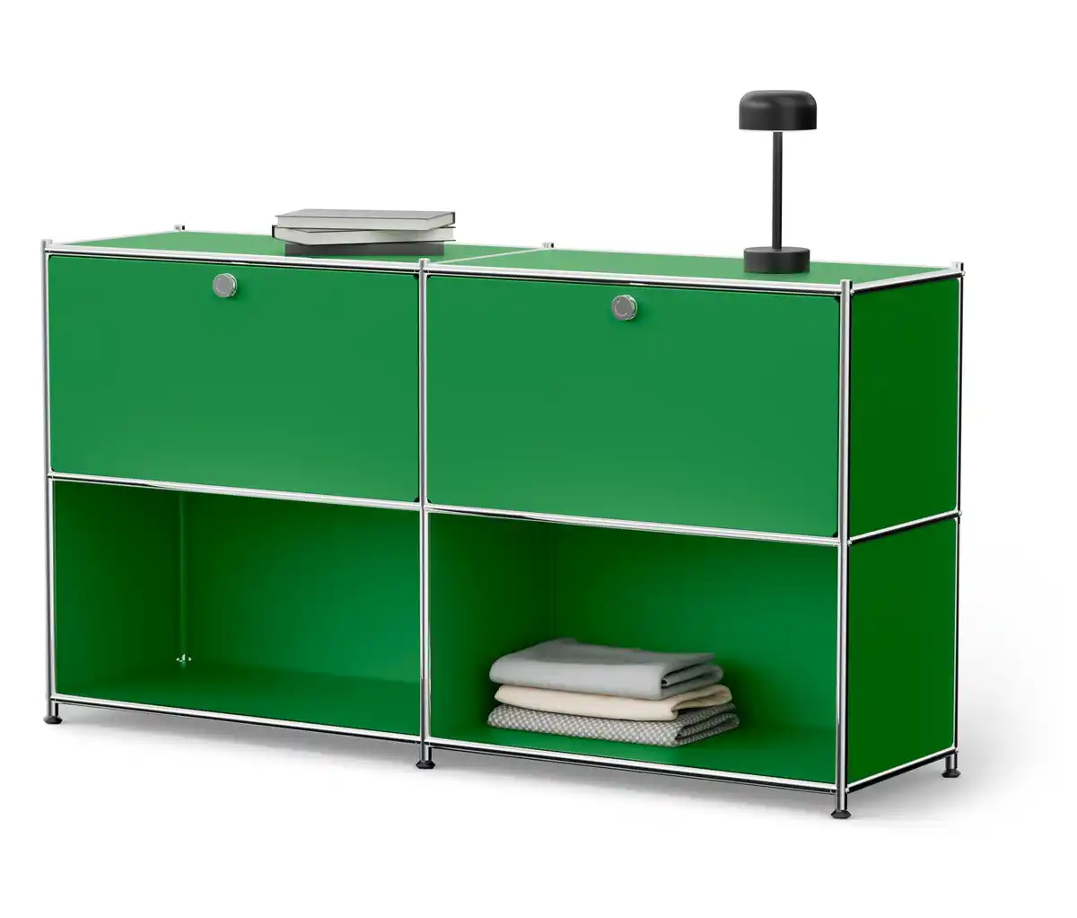 Bild 1 von Sideboard Metall »CN3« mit 2 versetzbaren Klappenfächern, grün