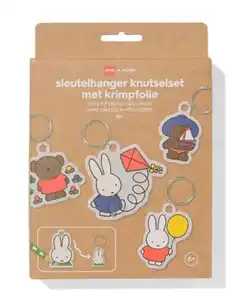 Miffy-Schrumpffolien-Schlüsselanhängerset