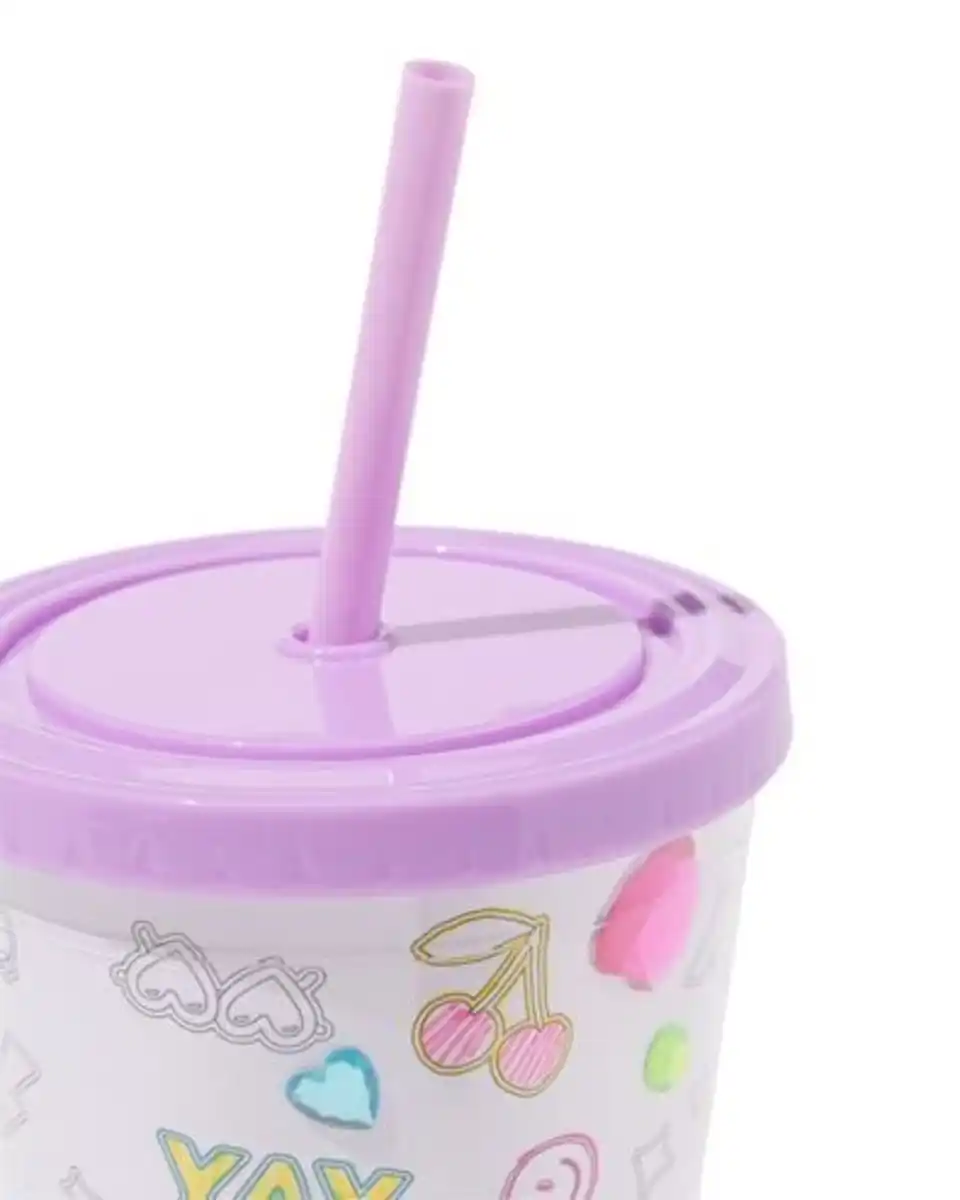 Bild 3 von Trinkbecher mit Trinkhalm dekorieren