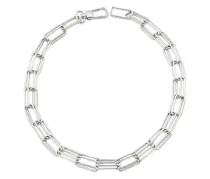 Collier, 925er Sterlingsilber, rhodiniert
