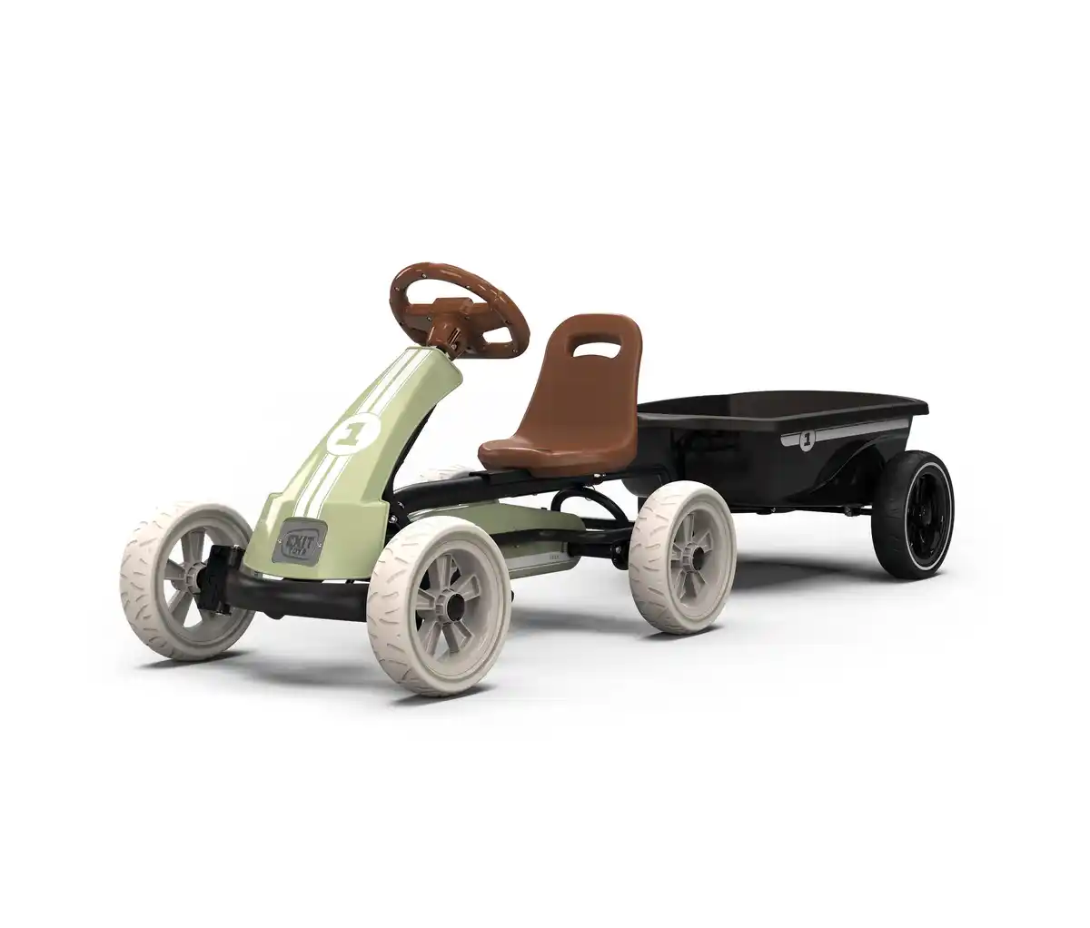 Bild 1 von EXIT Foxy Gokart mit Anhänger, grün